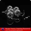 PS glitter silver black small ball playground white plastic balls