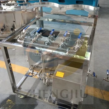 Stainless Steel 180l Two Station Beer Keg Washing Machine Barrelthree