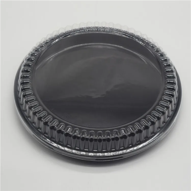 Sm12104gold Disposable Cake Container Plastic Plates With Cover Buy