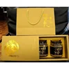 SP-27 Metallic gold foil stamping logo slide drawer paper box glass bottle packaging custom box with insert