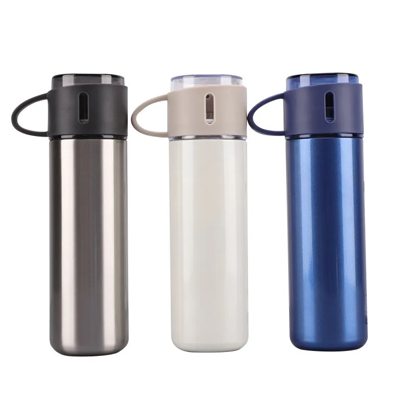 

Personalized Customized Logo Stainless Steel Double Wall Vacuum Thermos Travel Bottle, Blue/green/pink/purple/black/brown