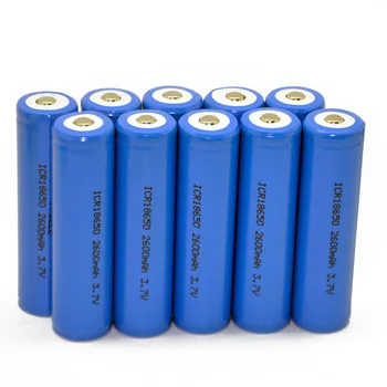 Wholesale Price18650 3.7v Lithium-ion Battery With Button Top 2600mah ...