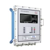 LPG supplying quantitative controlling device with emergency button for loading and unloading control system