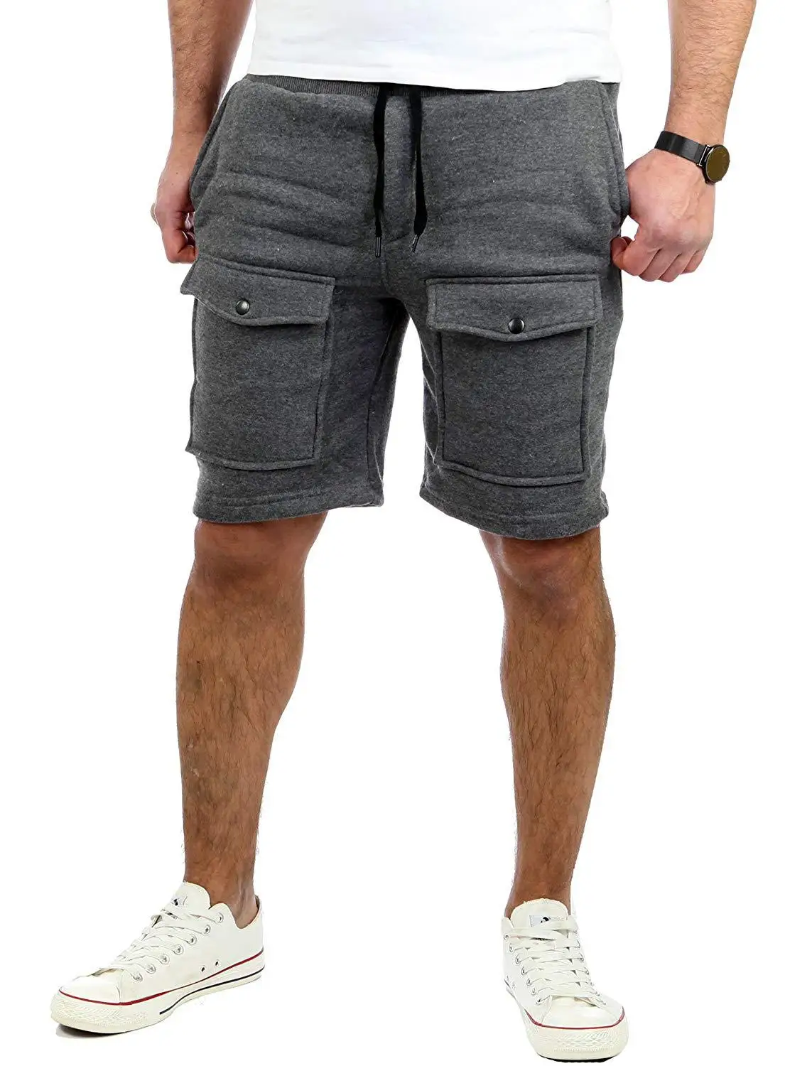 Mens Cargo Shorts Summer Casual Pocket 