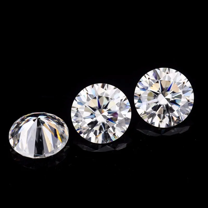 Stargem 1 Carat Moissanites Various Color 1 Ct 6.5 Mm Round Brilliant ...