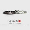 Daihe Lover ring long distance love laser letter 925 sliver Chimeric ring for Valentine's Day Wave rings
