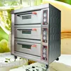 New 3 Deck 6 Trays Electric Bread Baking Oven with Timer