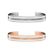 

2019 New Design Bangle Stainless Steel Women Men Cuff Bracelet Rose Gold In Stock