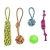 Wholesale 5 packs dog rope toys Durable Chewing Dog Toy set interactive dog toy
