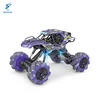 Linxtech 1/12 Scale RC Climbing Car With Light And Music Dancing Stunt DIY Program Climbing Car Model