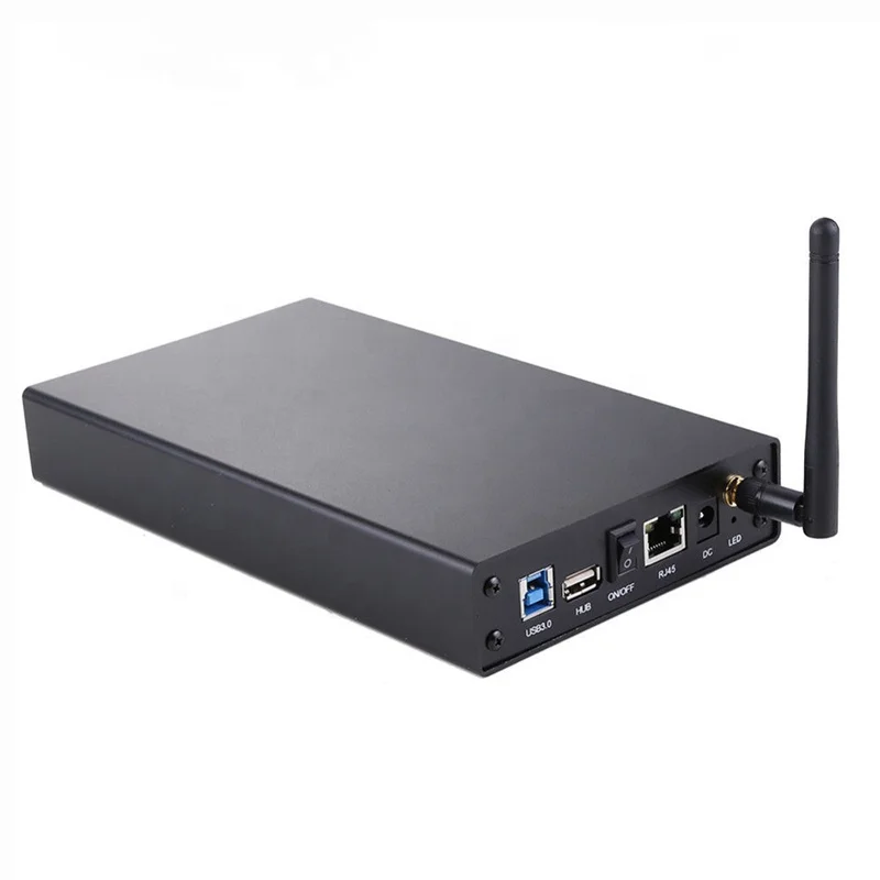 

Blueendless all in one USB3.0 WIFI Function SATA HDD Enclosure, Black