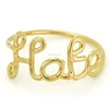 925 silver delicate initial letter ring