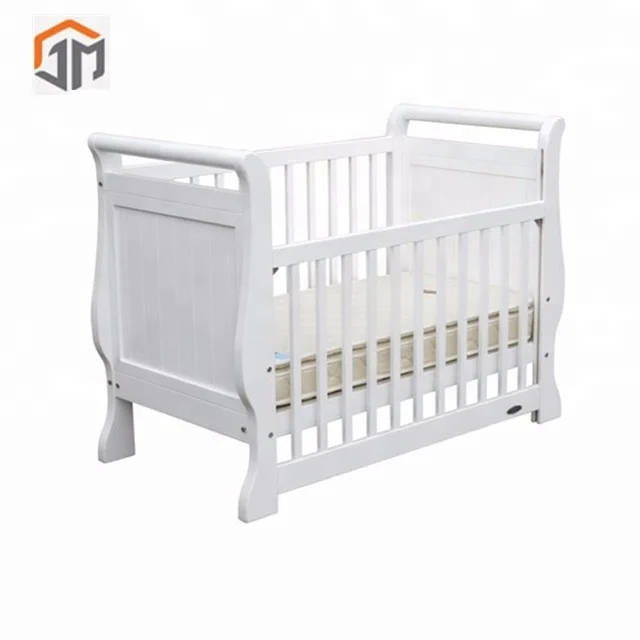 antique white crib