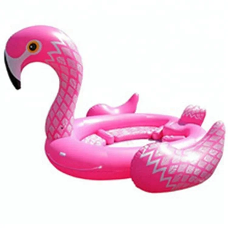 

New design flamingo peacock 6 person inflatable floating island pool float lounge inflatable raft for watergames pool float, Customized color