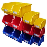 

Spare Parts Stackable Plastic Storage Bins