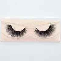 

Cruelty free vegan faux mink eyelashes high quality private label 100% 5d mink eyelashes with custom eyelash packaging