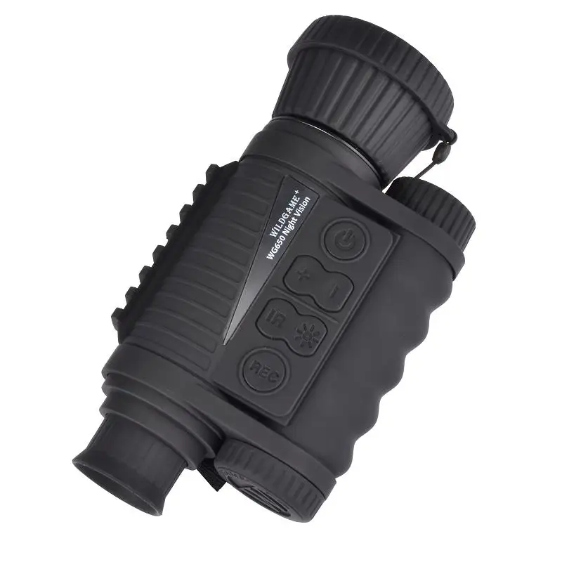 

Wildgameplus 400M Range Adjustable Monocular Night Vision Video Recorder Black IR Infrared Night Vision Monocular Good Quality
