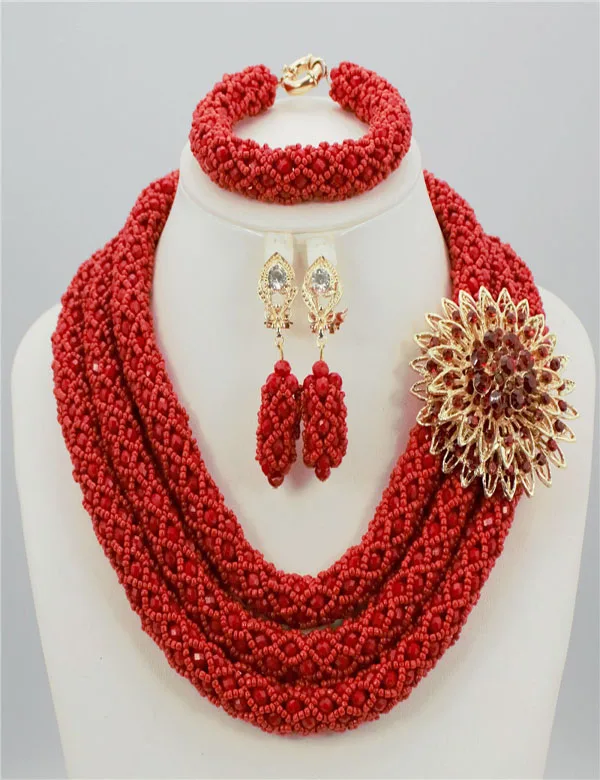 

Beautifical big fashion jewelry set designed jewelry sets african traditional jewelry XGS88, Picture