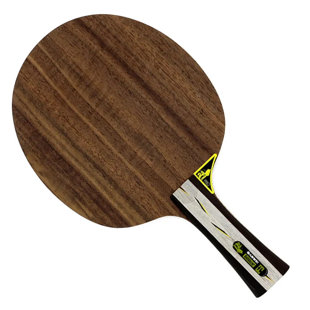 

Carbon and wood Sanwei F3 bulldozer ALC carbon high control table tennis bat blade, Wood color