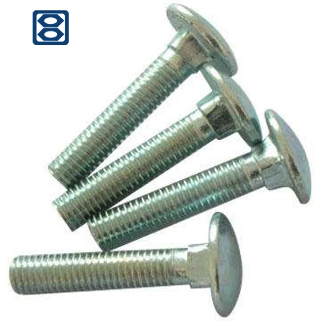 
BaFang full threaded carbon steel carriage bolts DIN603 