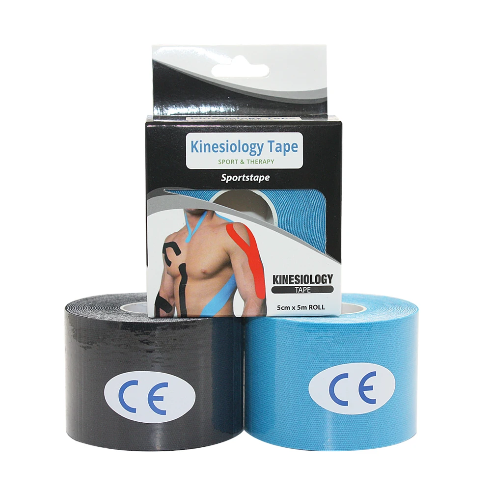 

Sport Tape Approved By CE Kinesiology Sport Strapping Tape, Camo pink/blue/green