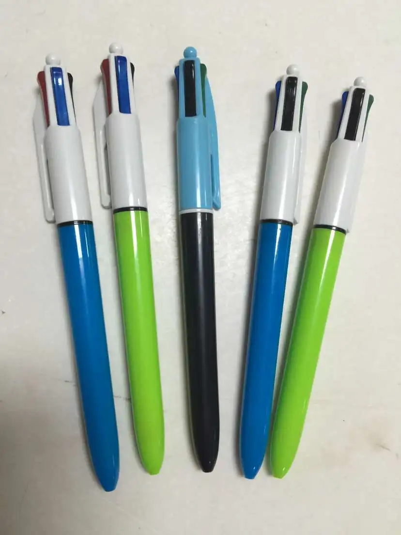 4 Different Colors Promotion Ballpen Ch6706 Four Color Jumbo Ball Pen