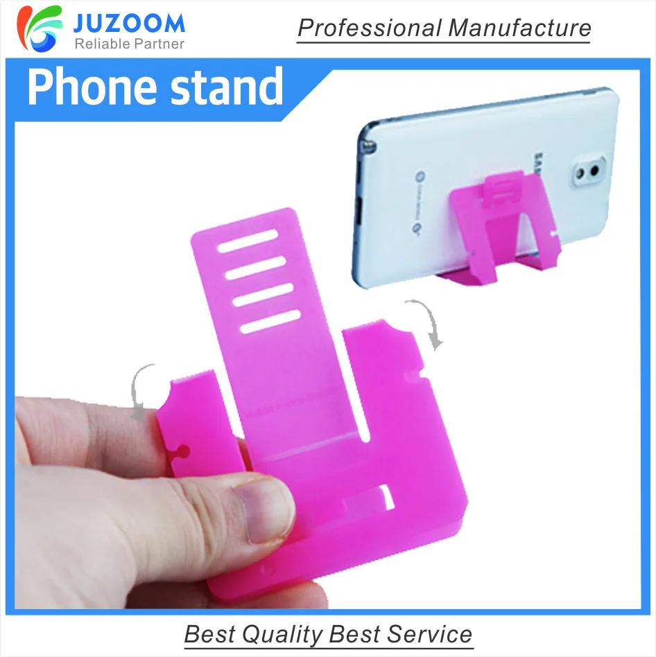 Mobile stand 2016 Adjustable phone holder Plastic PP Foldable support with cheap price