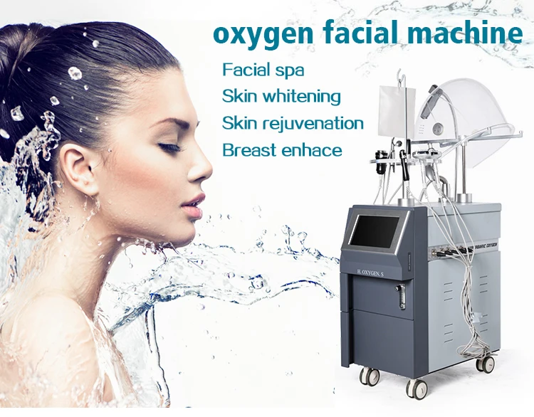 Best selling oxygen jet facial beauty salon machine 2018