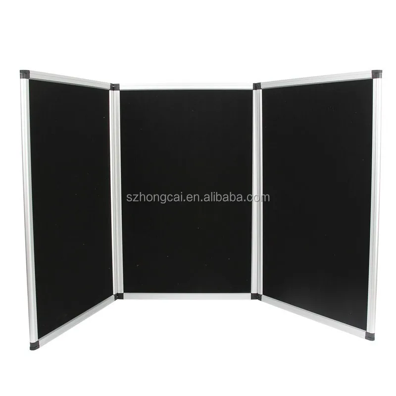 
folding display panel aluminum made adjustable 