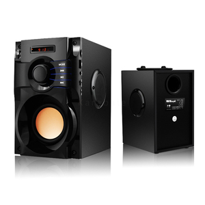 Wood Stereo Bluetooth Speaker FM Radio