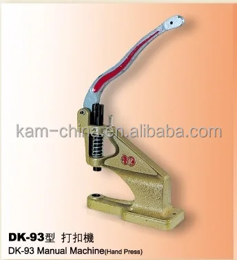 
Cheap durable metal manual kam garment buttons machines /High Quality Garment Accessory Snap Button Hand Press Machine 