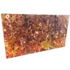 Natural stone wall luxury tiles marble top red large agate slab