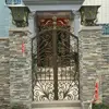 Entry door arch swing open style and double doors pattern doors residential decoration