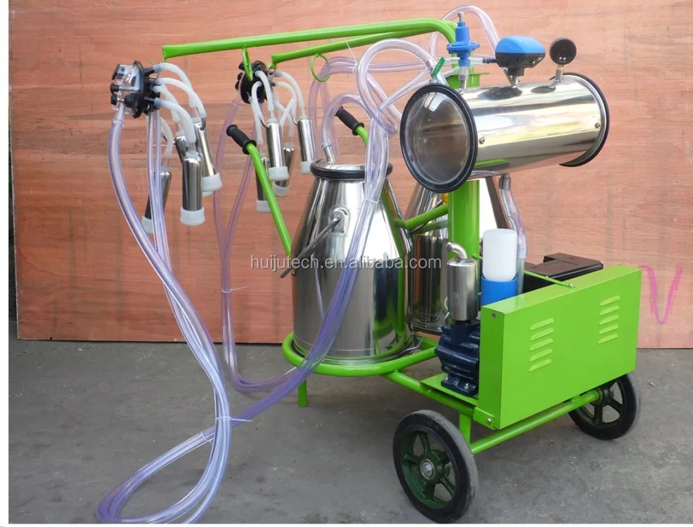 Top Quality High Efficiency Vacuum Milking Machine With Double Barrel