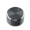 cnc lathe machining turning service black anodizing aluminum knobs for electronics