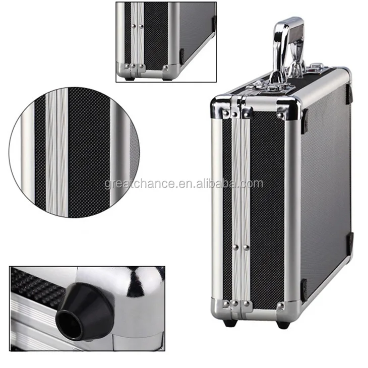 Aluminum Hard Briefcase Garage Gadgets Tool Boxes Bible Case Combination Locks