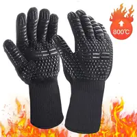 

Food Grade Kitchen Silicone Heat Resistant Gloves BBQ /Cooking Gloves