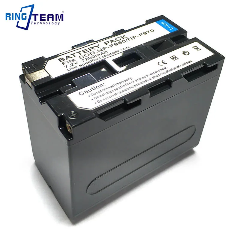 Rechargeable Digital Battery Pack NP-F970 F950 for SONY UPX-2000(Printer) Q002-HDR1 PLM-A55(Glasstron) & LED light Lamp Monitor