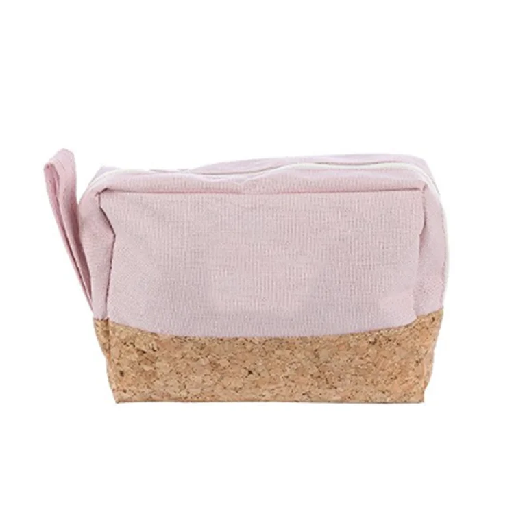 glitter cork cosmetic bags