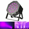 Mini Rotating Disco Light, 18LEDS RGBW Moving Head Stage Light With Full Color LED Strobe Light Bar Sound Activated,Master-Slave