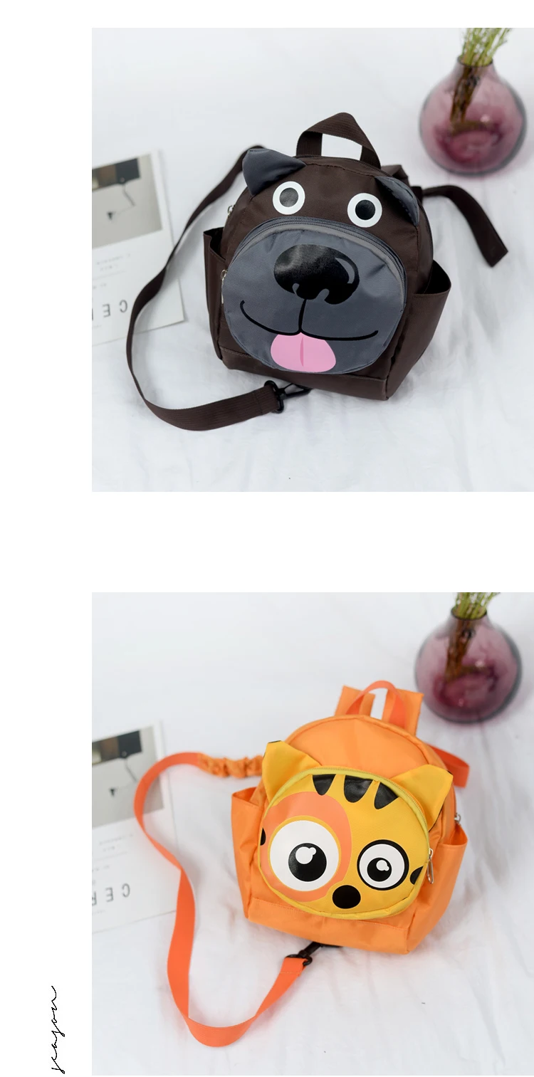 High quality anti lost Baby backpack cartoon Animal backpack kids school bag