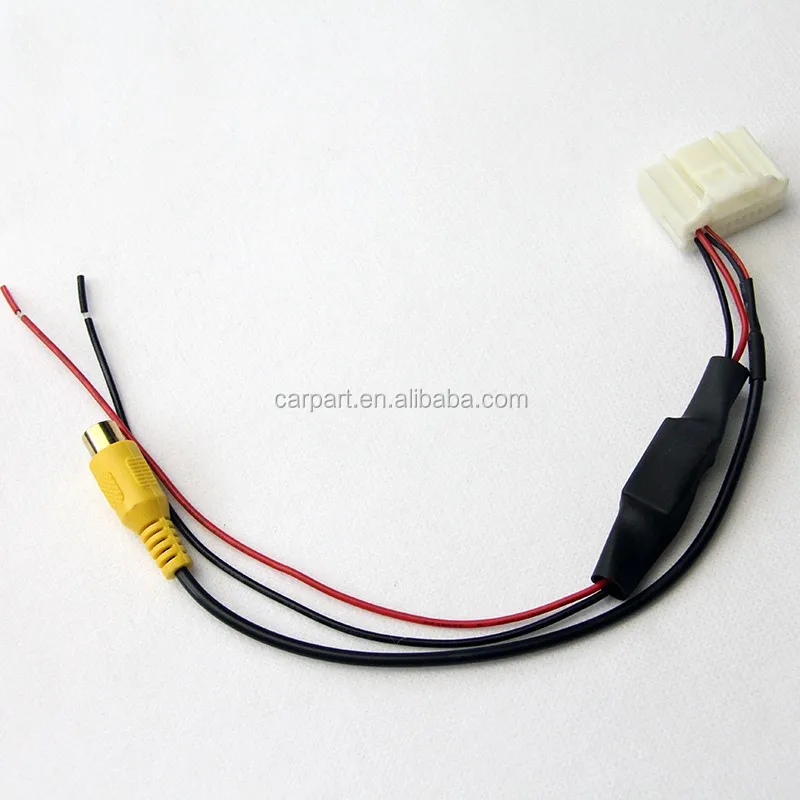 4 Pin Male Rca Connector Relay Wire Harness For Mazda Car Wiring