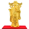 Chinese Religious Figurine 24K God Of Wealth Indoor Temple Home Decor God Of Wealth Statue