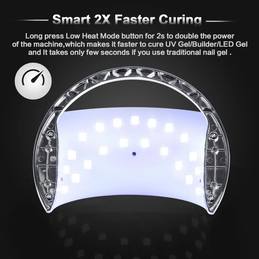 factory price 48w uv gel nail polish sunuv nail dryer sun 6 nail fast drying lamp