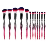 

Custom-made wholesale Purple red makeup brush new
