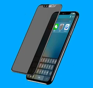 iPhone X 3D Carbon Fibre Privacy Tempered Glass Screen Protector