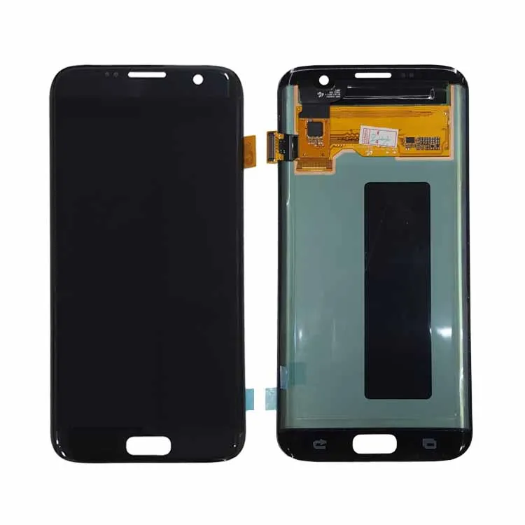 

Wholesale high quality glass screen replacement for samsung galaxy s7 edge lcd, Black