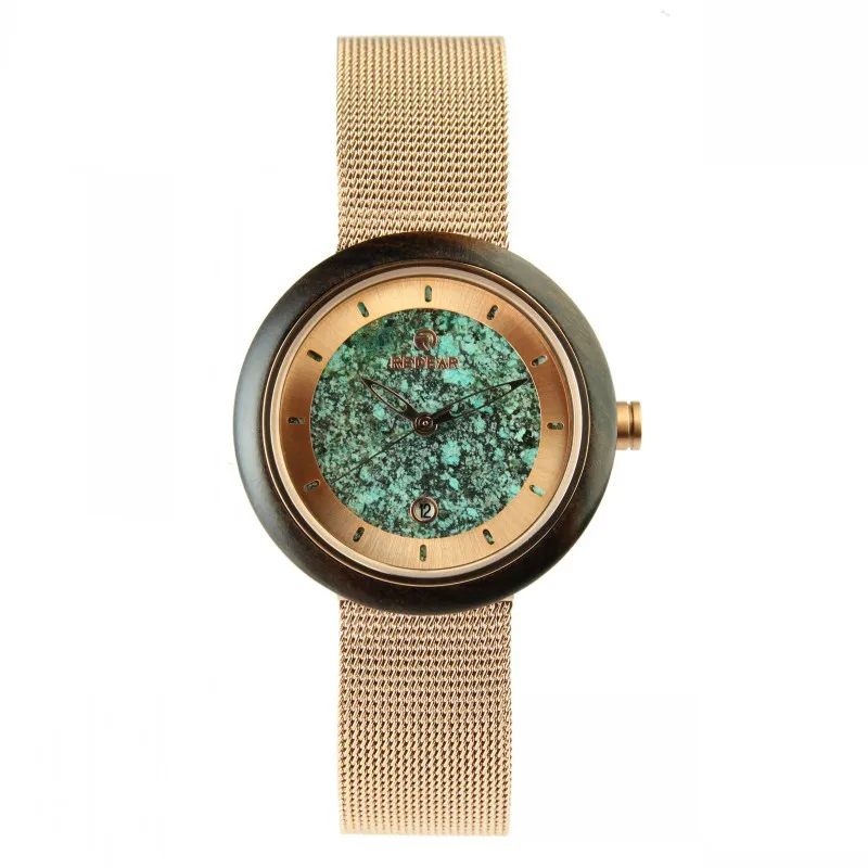 

Handmade customized personalized wrist mechanical luxury wood watch marble, Optional