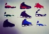 air jordan sneaker 3d keychains, running shoe key ring, mini running shoe keychain