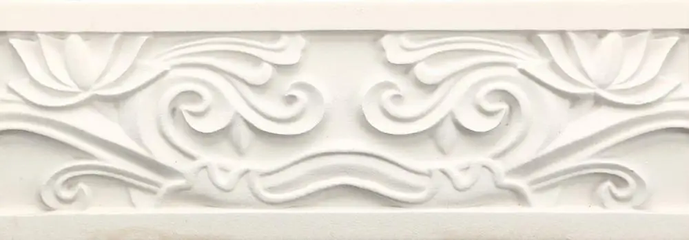 300x100mm White 3d Decorative Ceramic Tile Borders Buy